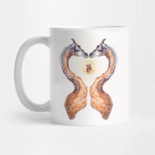 Giraffes in love Mug